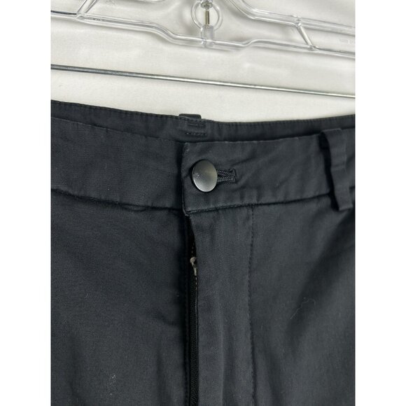 Lululemon Shorts Adult 30 Black Commission Classic Pockets Chino Logo Mens 9” - Picture 10 of 13